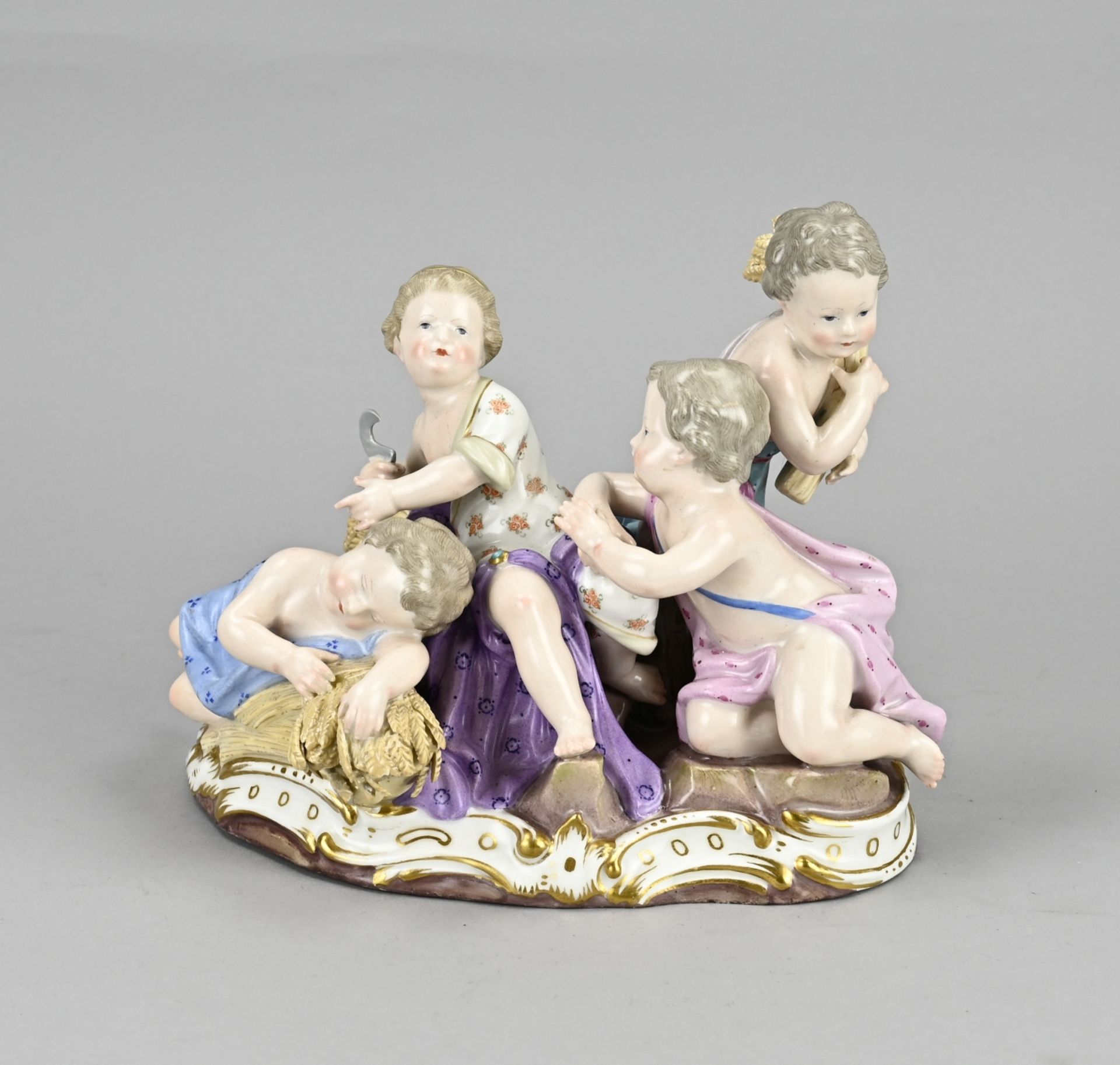 Meissen figure group, 1880