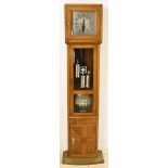 Viennese grandfather clock, H 183 cm.