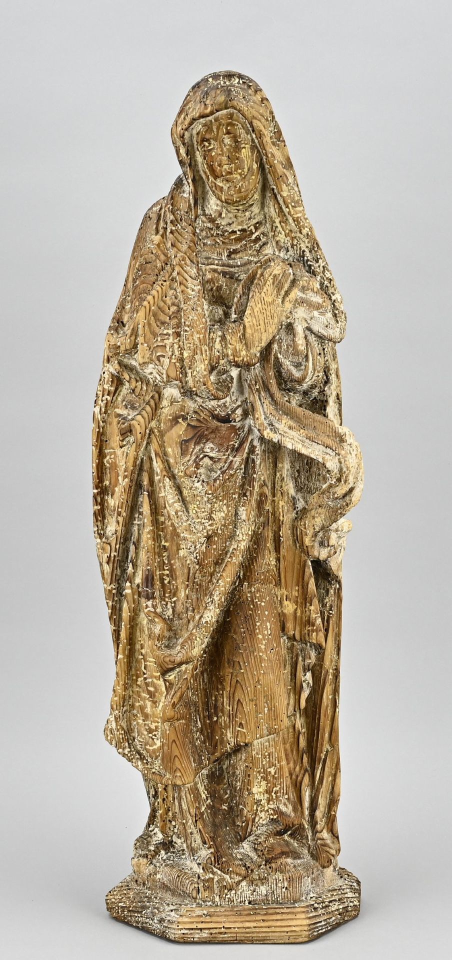 Religious figure, H 62.5 cm.