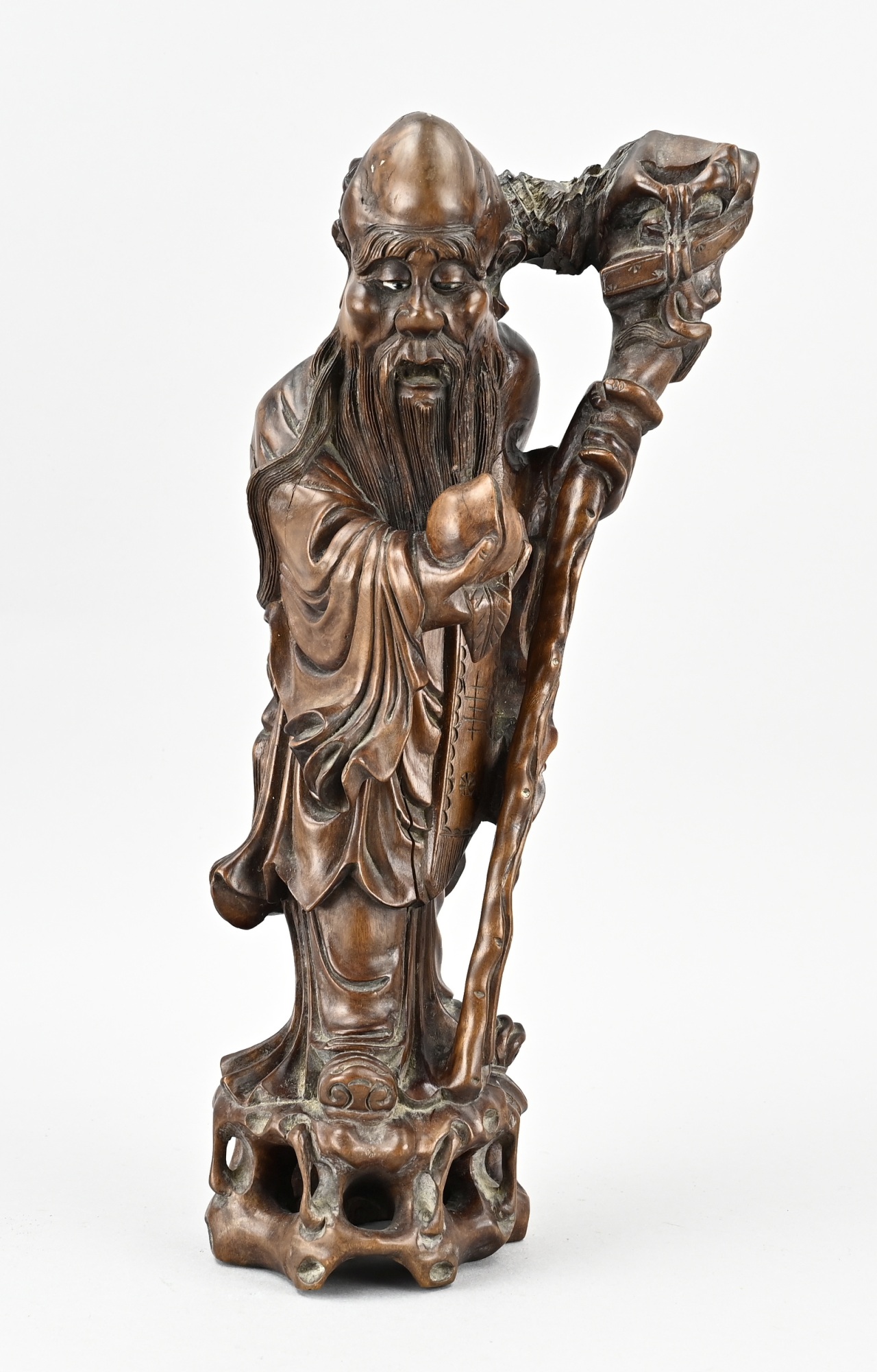 Chinese statue made of wood