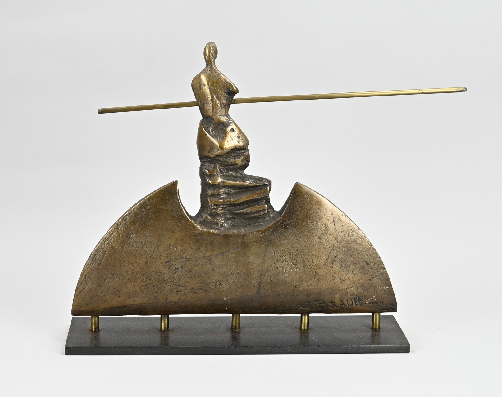 Judith Braun, Bronze sculpture - Image 2 of 2