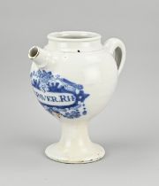 Delft apothecary jug, H 26 cm.