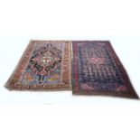 2x Hand-knotted rug