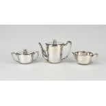 3-piece silver coffee service