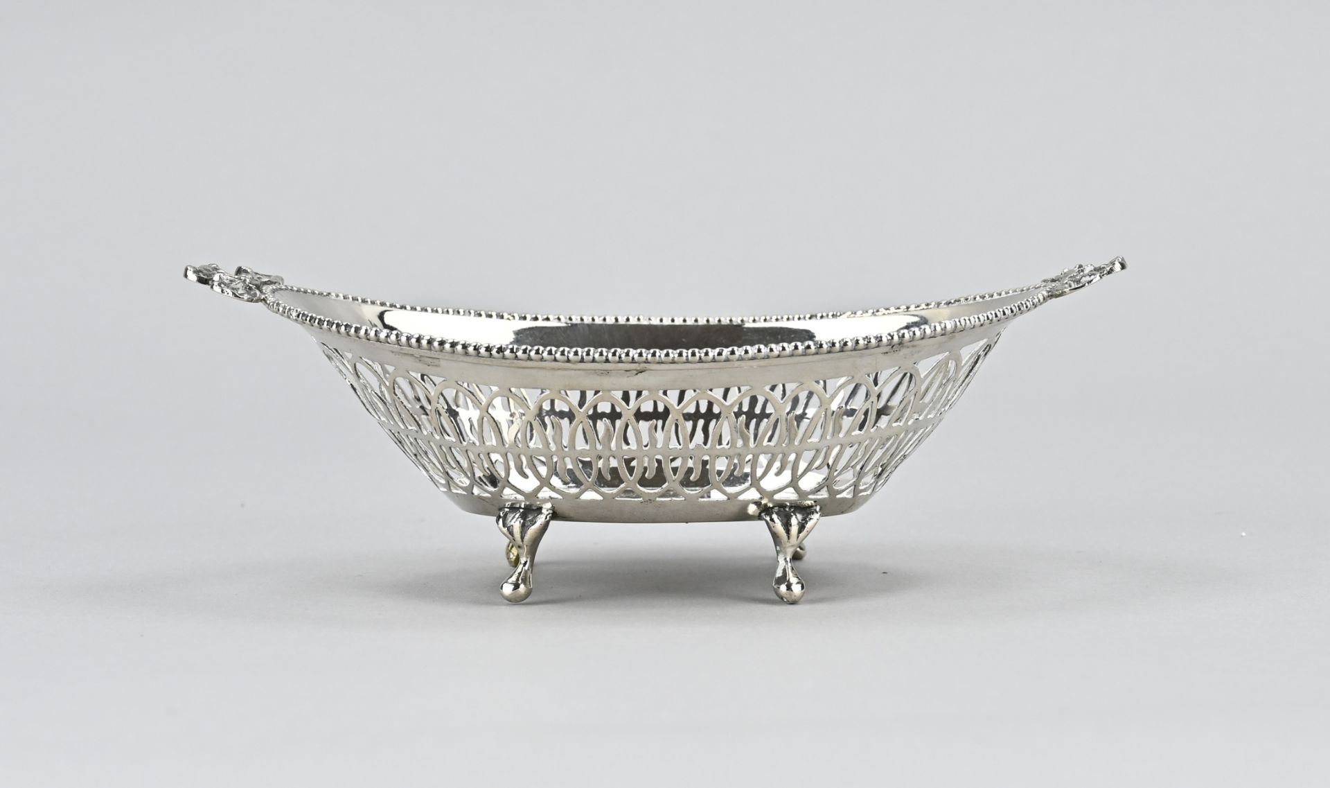 Silver chocolate basket