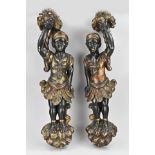 2x Venetian figure