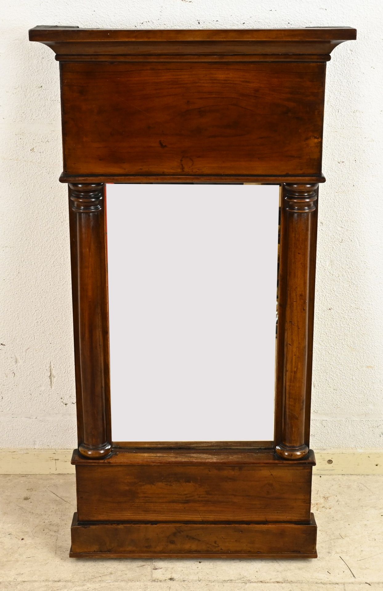 Antique mirror, H 95 x W 55 cm.