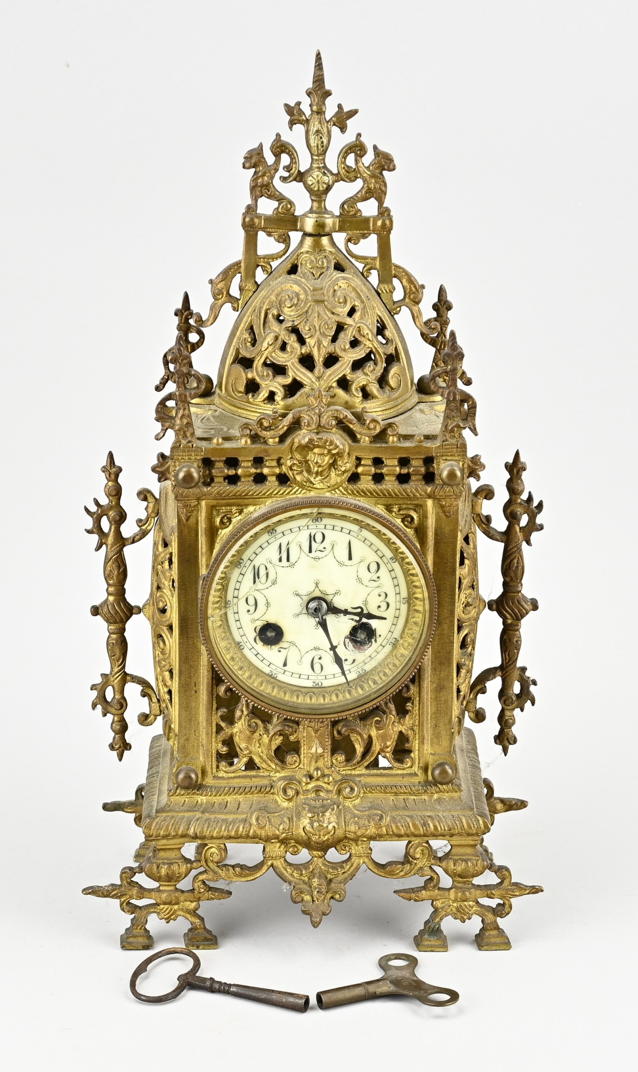 French mantel clock, 1890