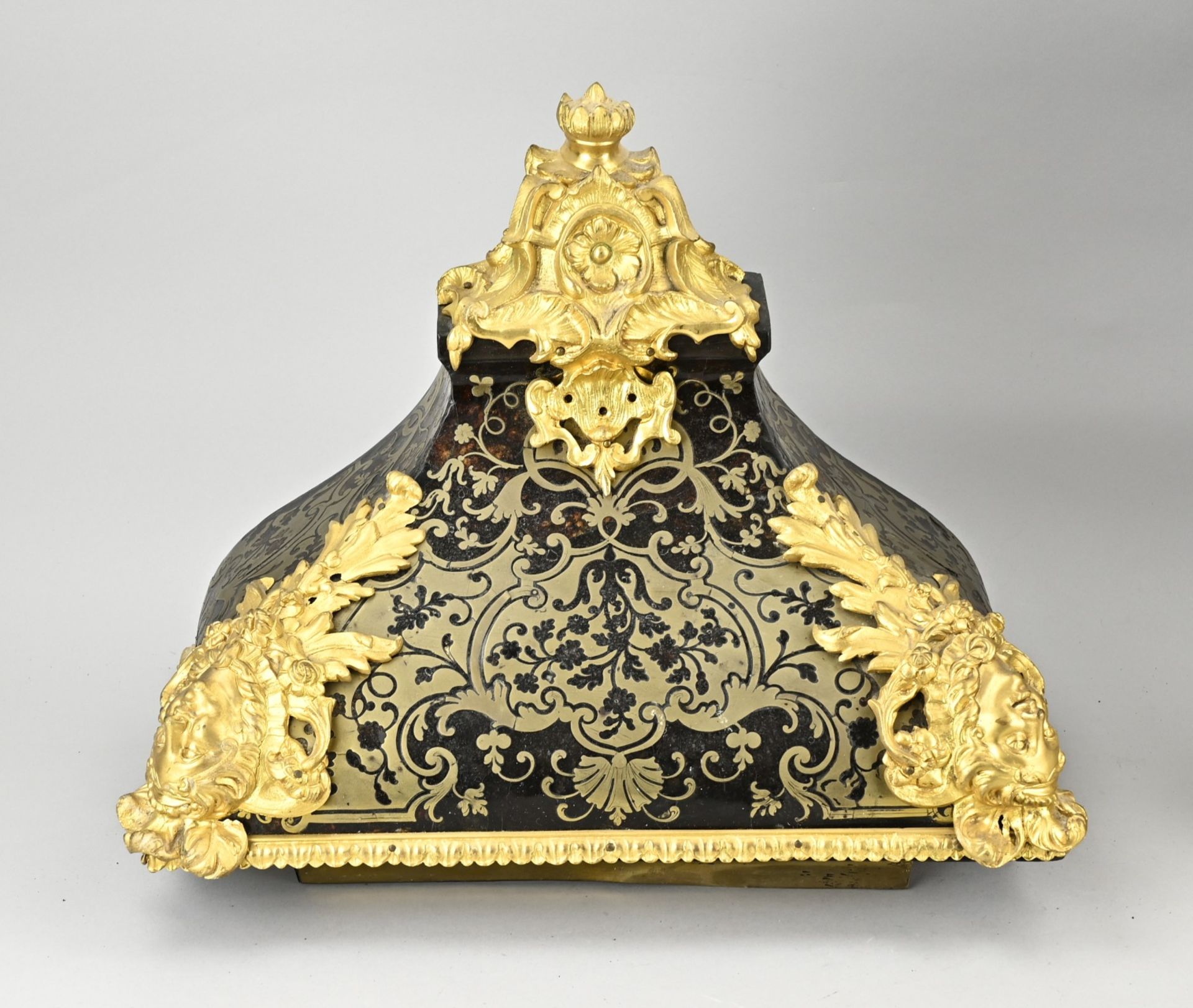 French boulle console clock - Image 4 of 4