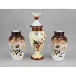 3-piece opaline cabinet set