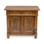 Walnut penant cupboard, 1880