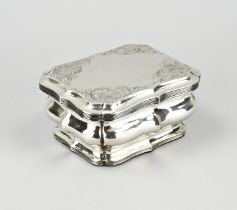 Silver cookie box