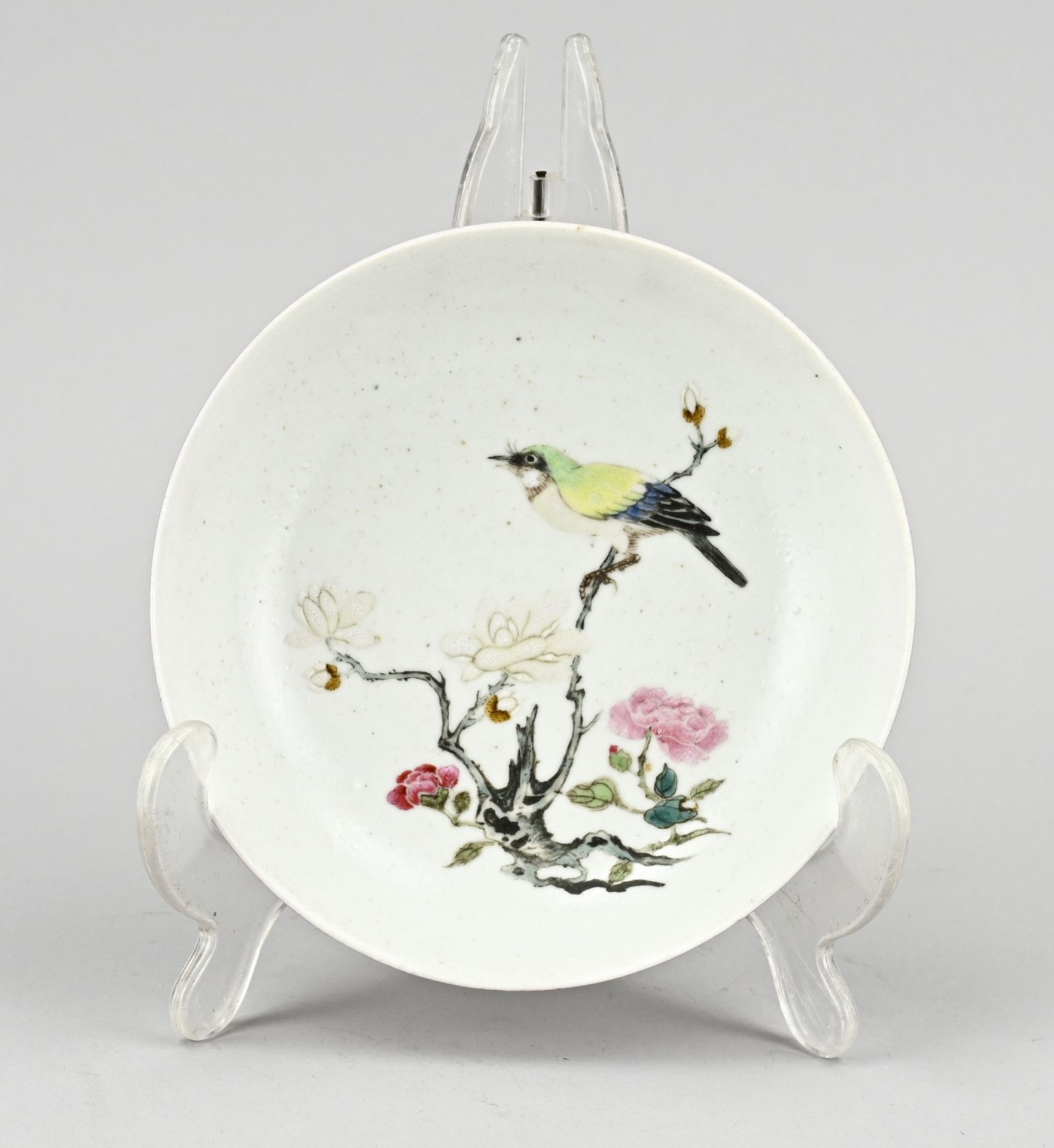 Chinese plate (ruby back) Ã˜ 14.3 cm.