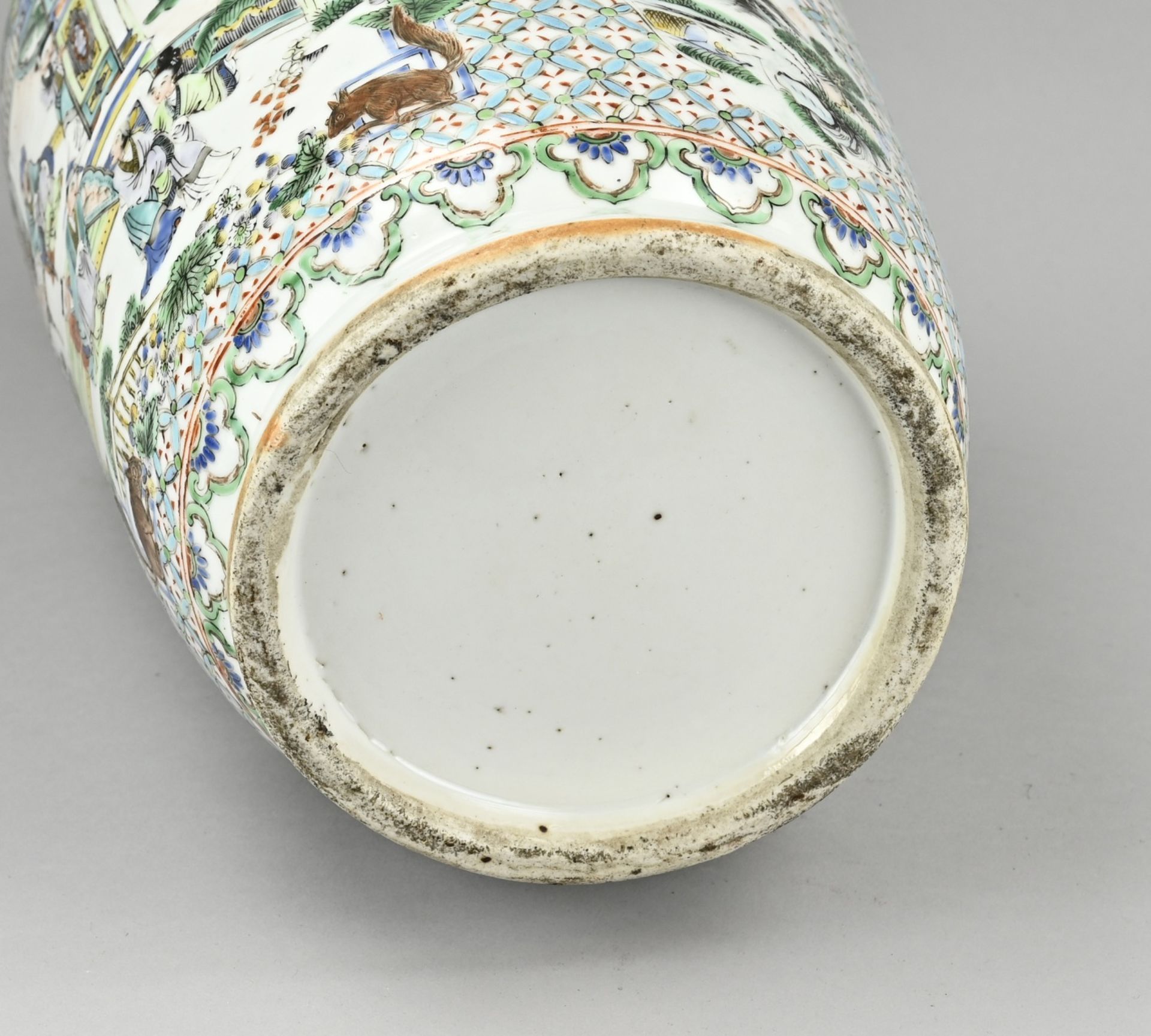 Chinese vase, H 22 cm. - Bild 2 aus 2