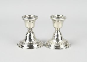 2 Silver candlesticks
