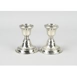 2 Silver candlesticks