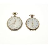 2 Silver pocket watches
