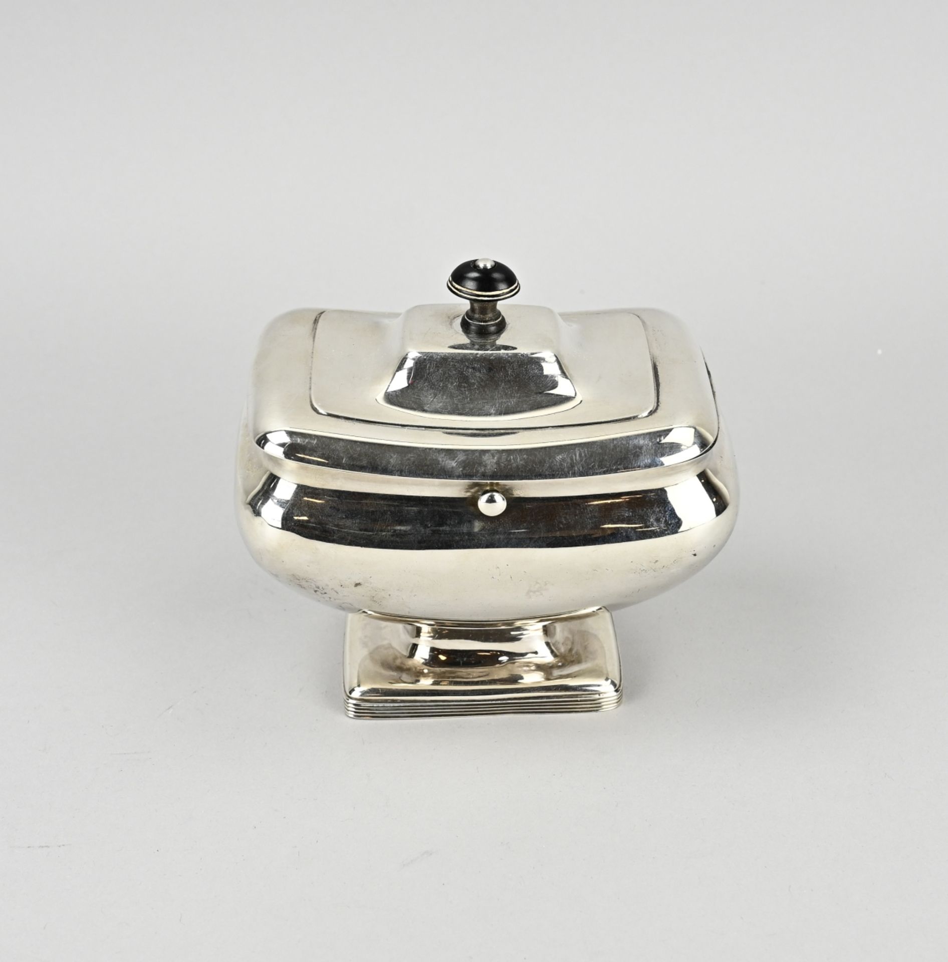 Silver tea box