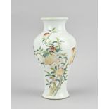 Chinese vase (peach), H 21 cm.