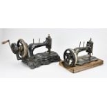 2x Hand sewing machine, 1900