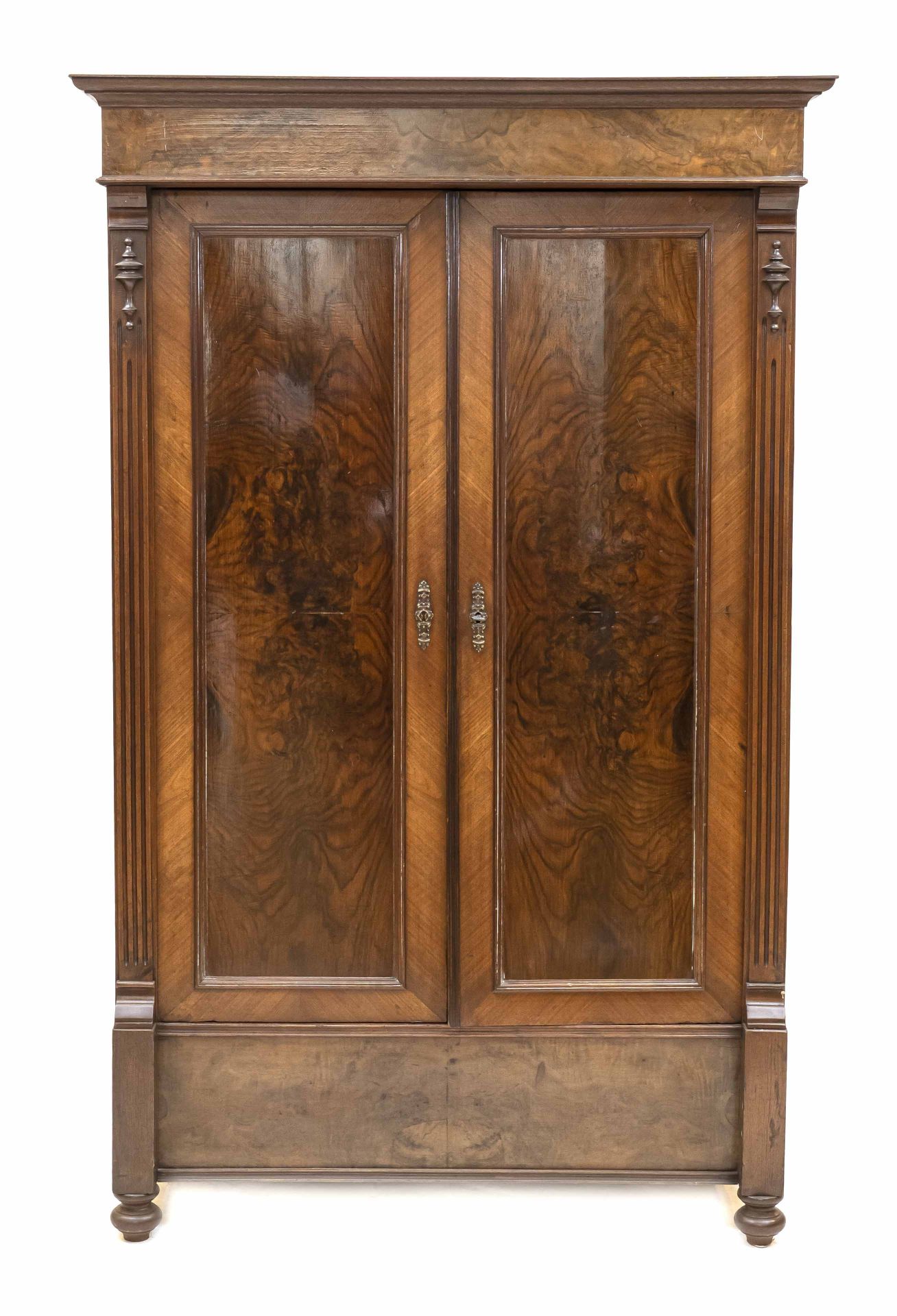 Antique grÃ¼nderzeit linen cupboard, 1900