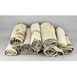 Lot of linen (8 rolls)