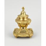 Gilded inkwell