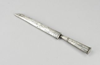 Travel knife with silver sheath, 18th century