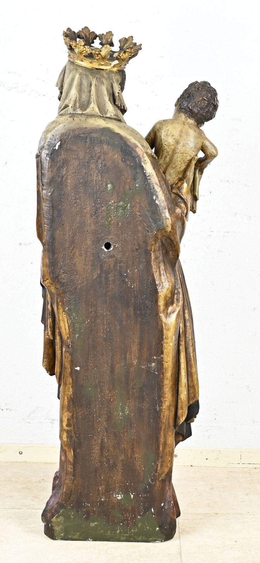 Mary with child statue, H 1.40 m. - Bild 3 aus 3