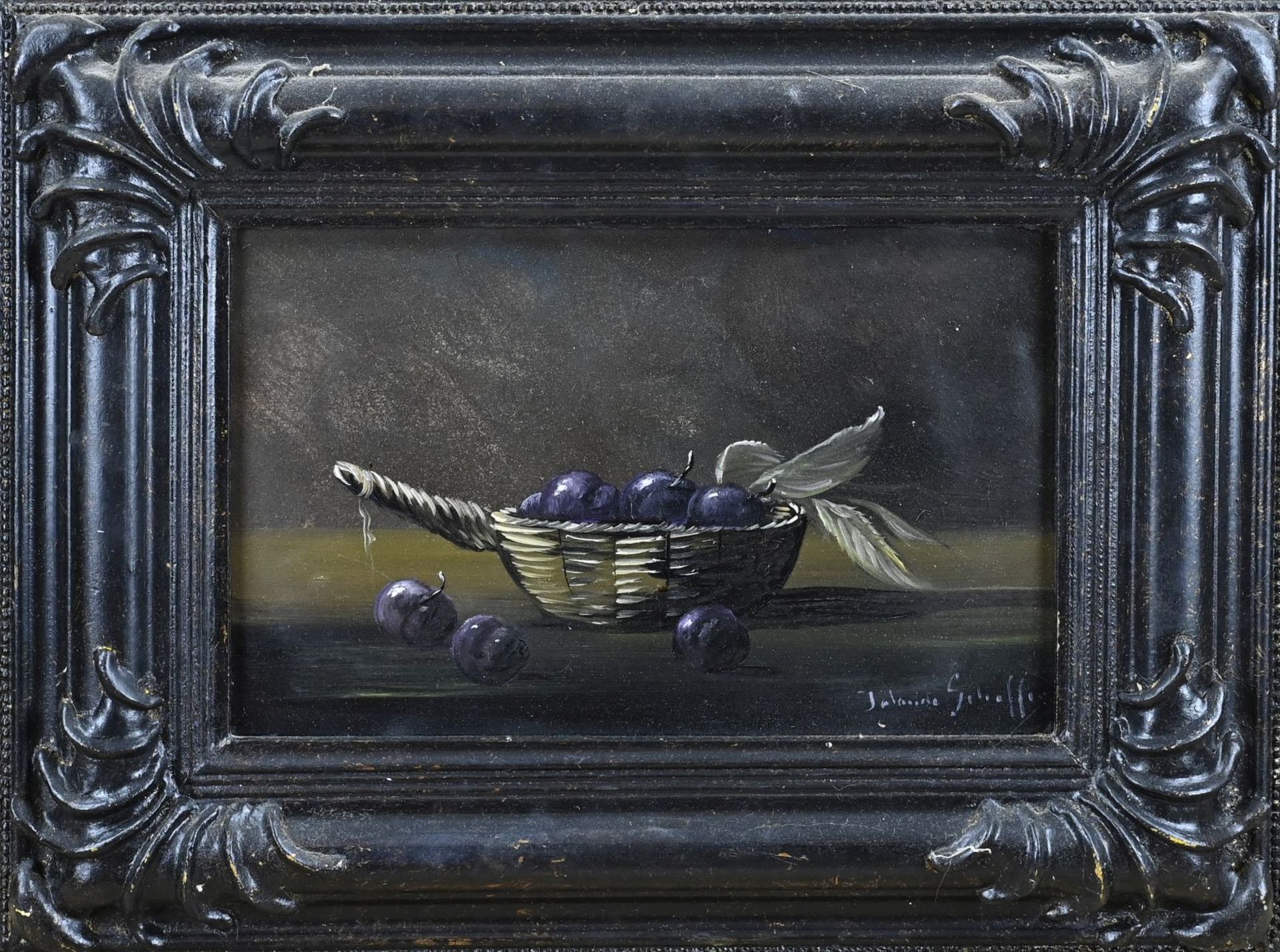 Jolande Scheffer, Basket with plums