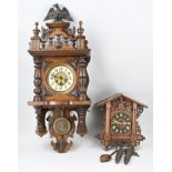 2x Antique German clock
