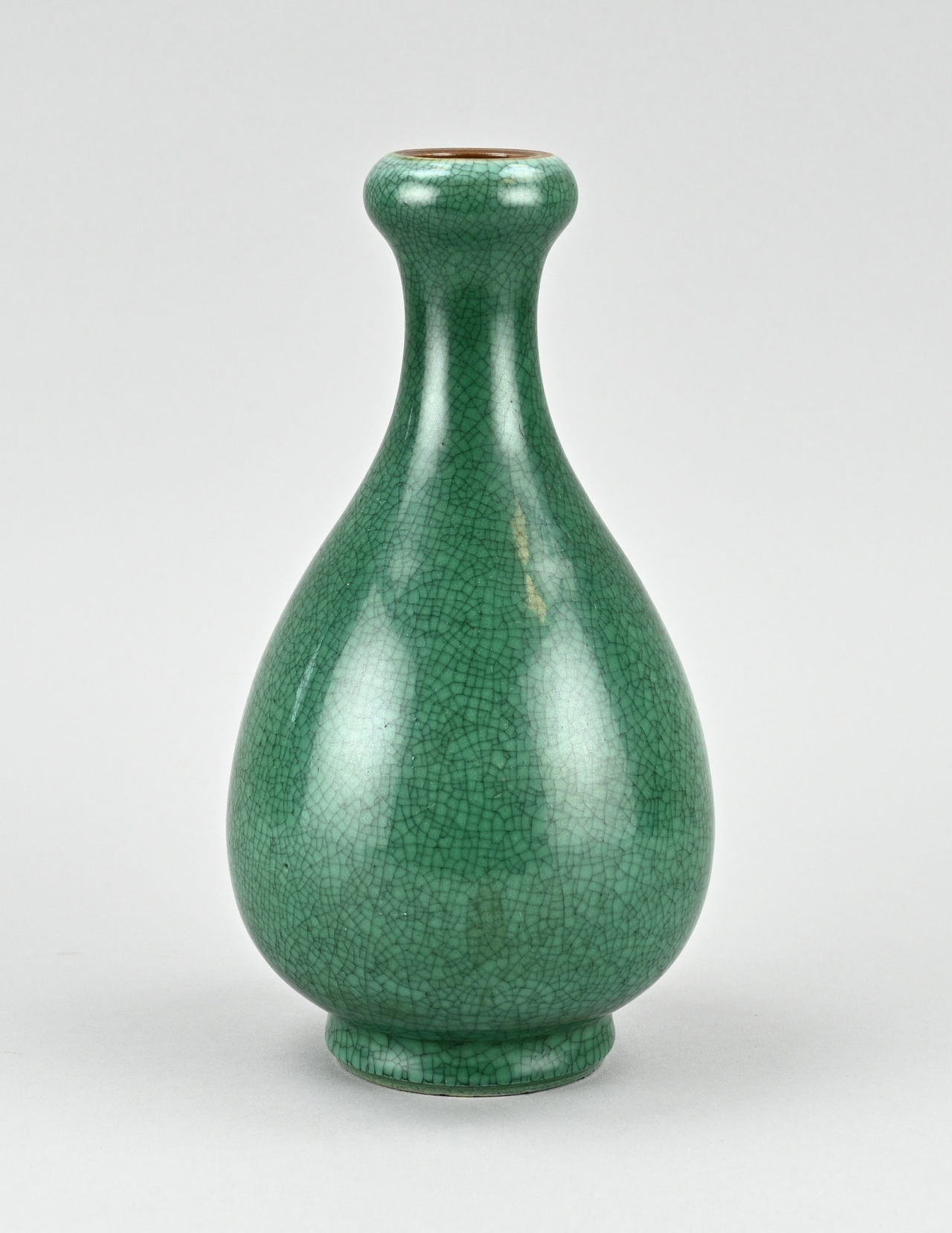 Chinese knob vase, H 20.5 cm.