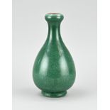 Chinese knob vase, H 20.5 cm.