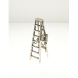 Silver miniature ladder