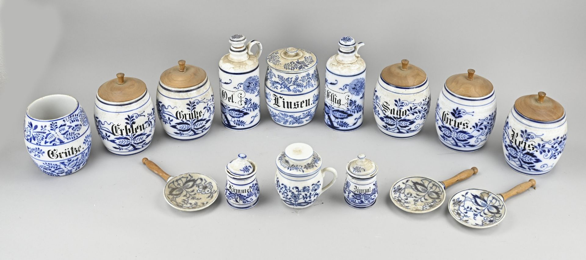 Lot German porcelain (15x)