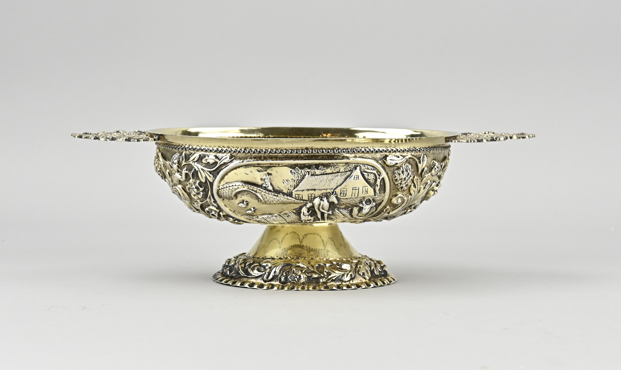 Silver brandy bowl