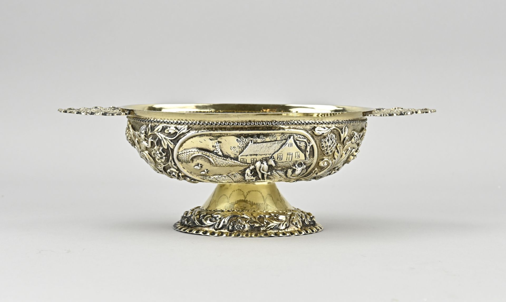 Silver brandy bowl