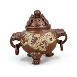 Yixing incense burner Ã˜ 12.5 cm.