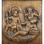 Wooden relief