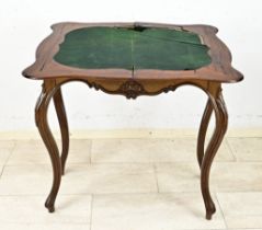 Mahogany gaming table, 1860