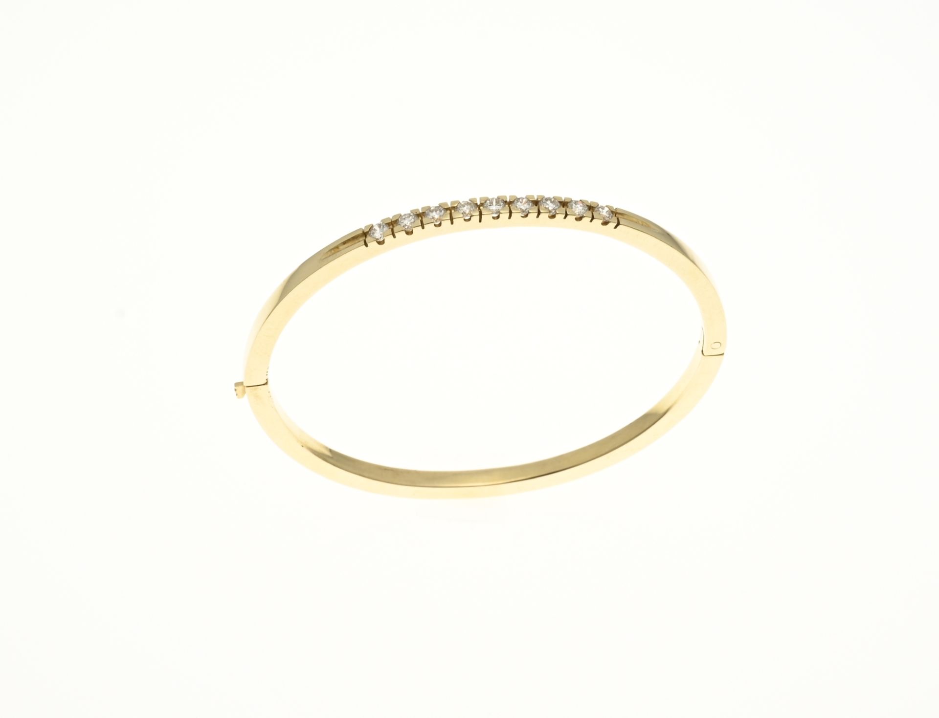 Yellow gold bracelet with diamond