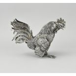 Big silver rooster