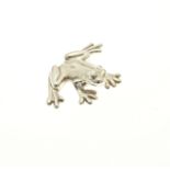 Silver miniature frog