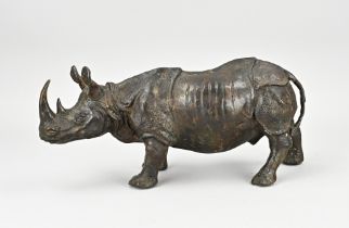 Bronze statue, Rhinoceros