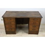 Oak writing desk