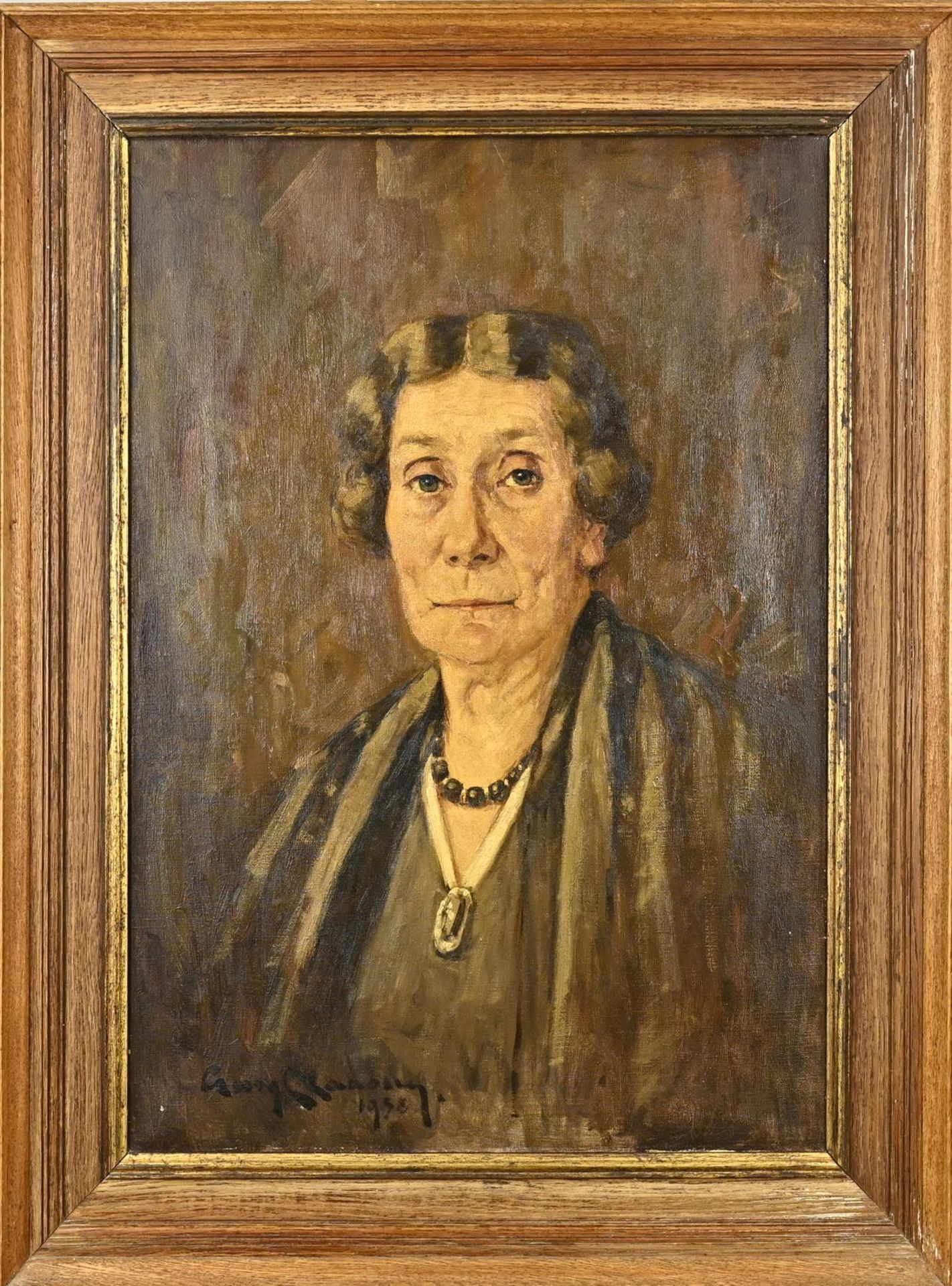 G. Clausen, Woman's portrait