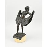 Bronze statue, Erotic lady figure