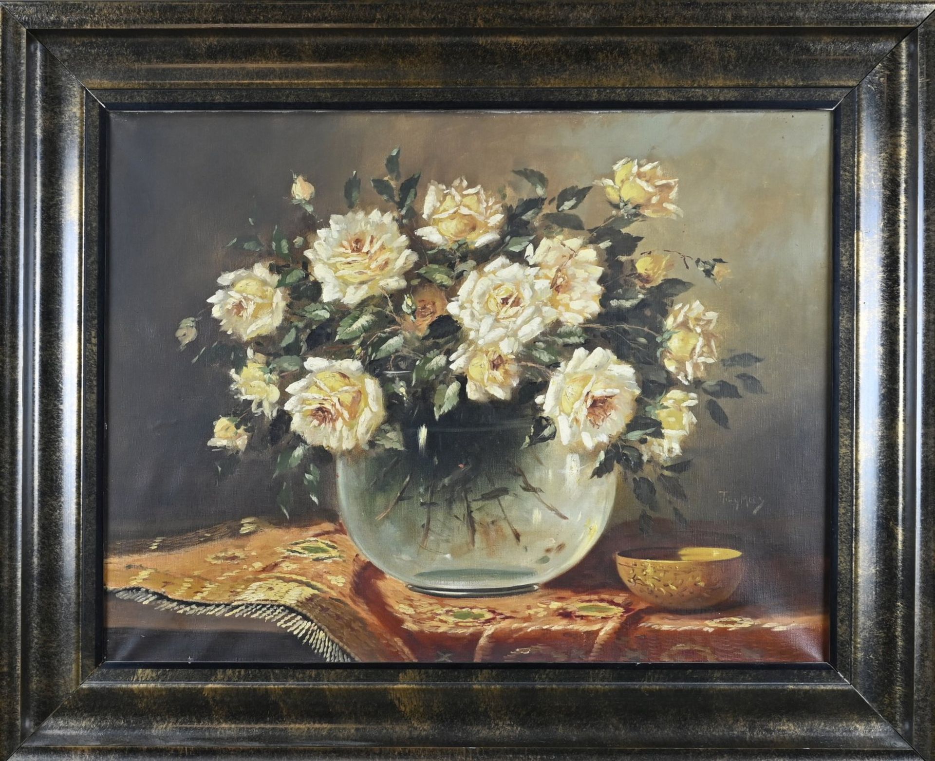 Tilly Moes, Vase with roses