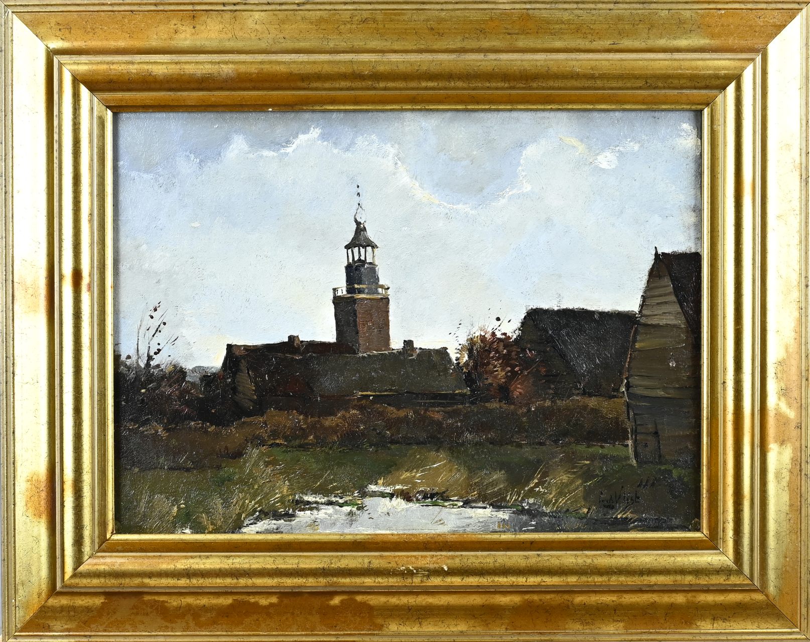 Leendert van der Vlist, View of Nieuwkoop