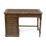 Oak desk, 1900